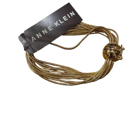 Anne Klein Gold tone Multi-Strand Bracelet - Picture 3 of 6